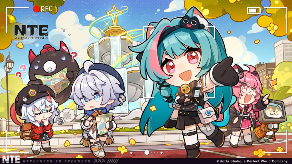 NTE公式X投稿画像(デフォルメキャラ)