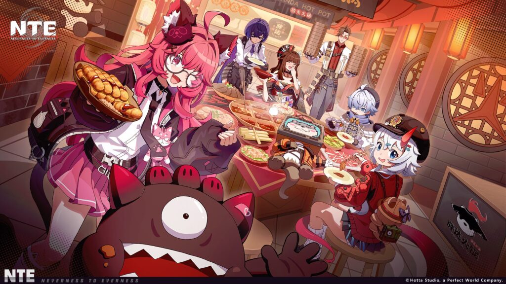 NTE公式X投稿画像(食事)